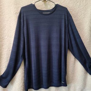 Champion DuoDry XXL Longleeve Blue Shirt